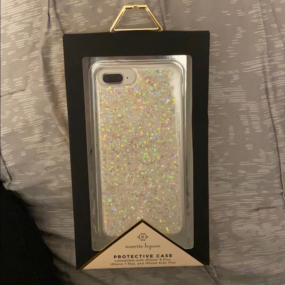 Nanette Lepore glittery iPhone case